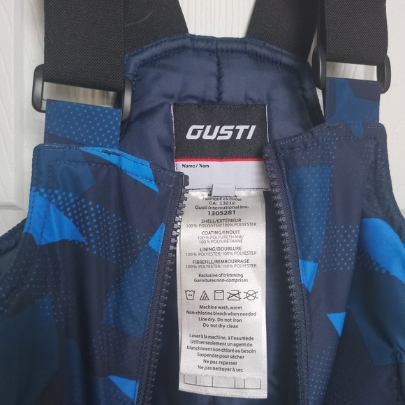 🌻2/$25🌻Gusti  Blue Geometric 2T Snow‎ pants - Picture 5 of 8